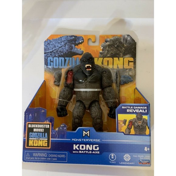 New PLAYMATES MONSTERVERSE GODZILLA VS KONG BATTLE-AXE 6"‎ ACTION FIGURE - Picture 3 of 5